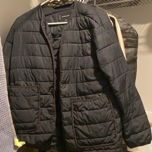 Everlane down jacket in black, size XS but oversized